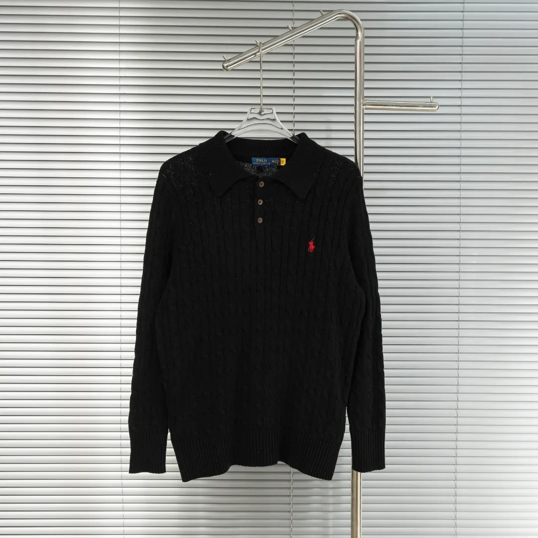 P300 top version (different currencies) You can scan the code to enter the official website Style: Ralph Lauren POLO Ralph Lauren small label embroidery knitted old money style lapel long-sleeved POLO Color: Picture color Size: S-XL Fabric: Pure cotton Accessories: Full set of customized accessories No gender distinction, same style for men and women
